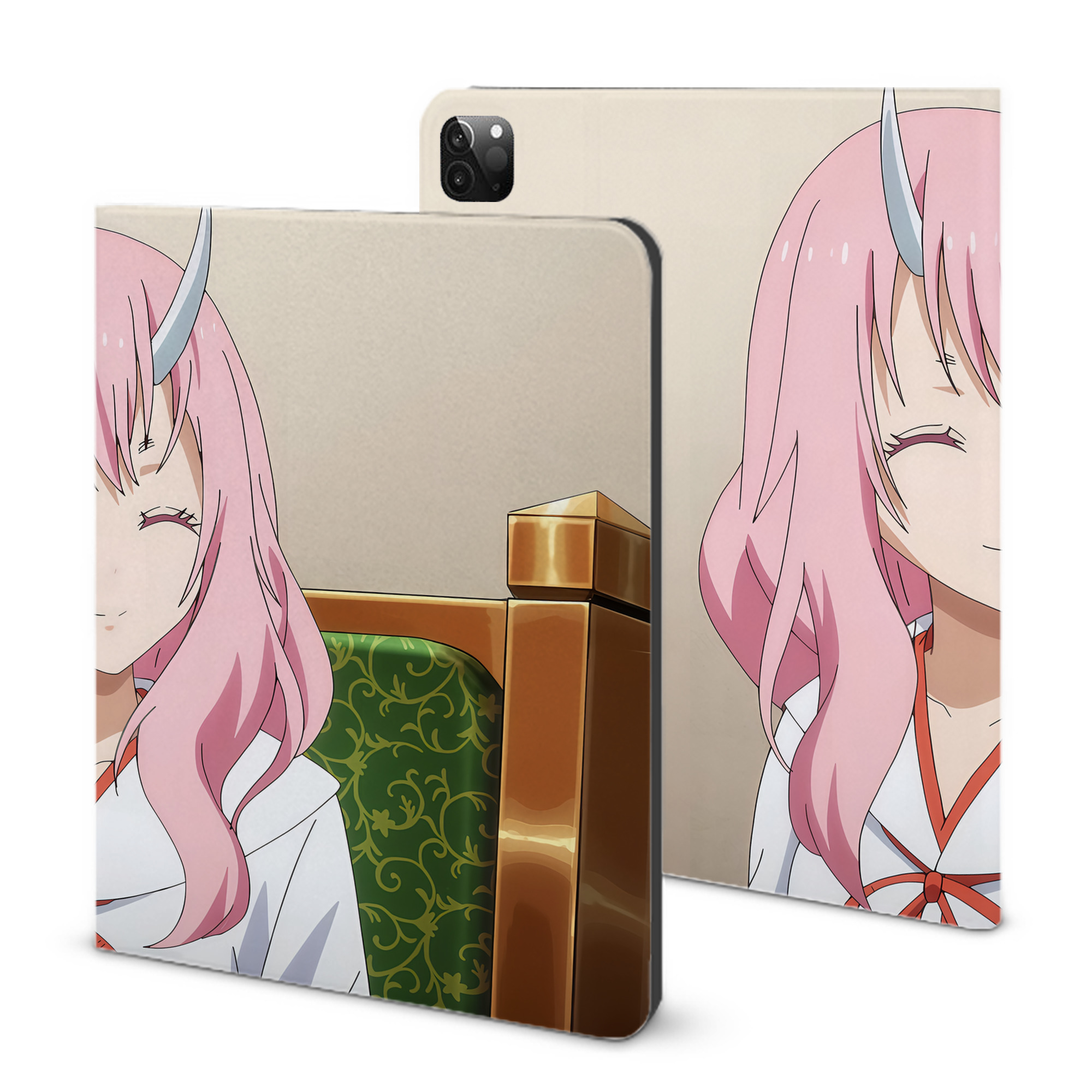 （画像用） 転スラ Regarding Reincarnated to Slime IPadケース ペンホルダー付き ブックスタイルデザイン